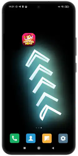 Chicken Road App - Applikation installerad