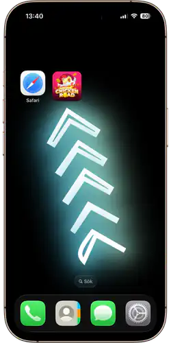 Chicken Road App - Appen på telefon