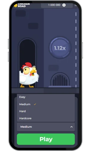 Svårighetsnivå i Chicken Road