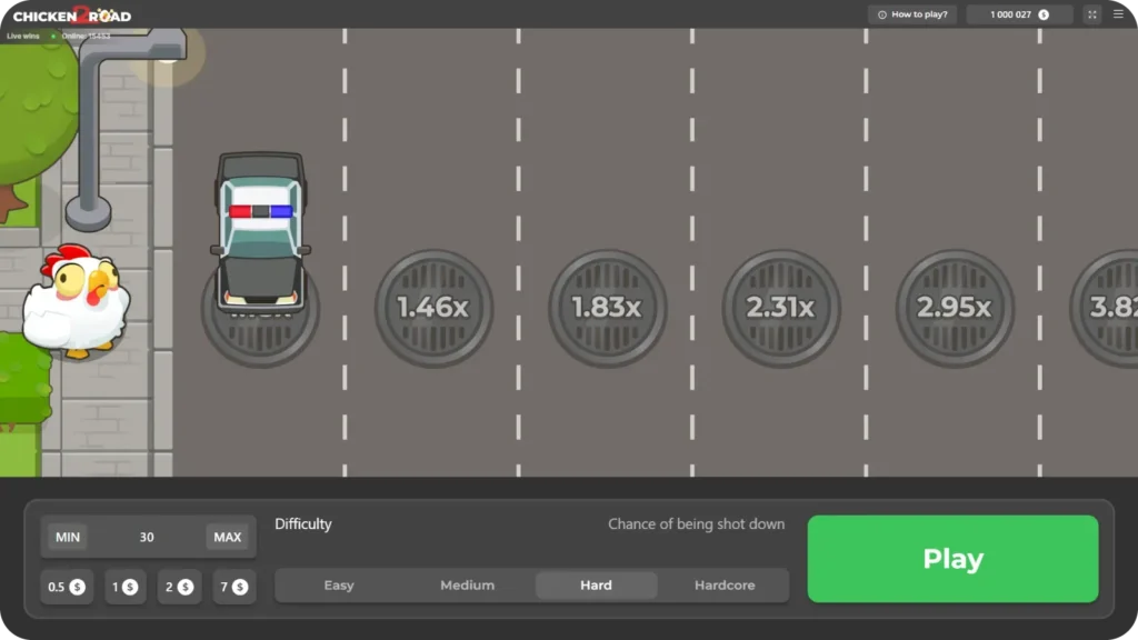 Motorvägstema med kyckling