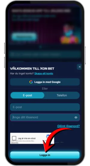 Registrera konto med BankID