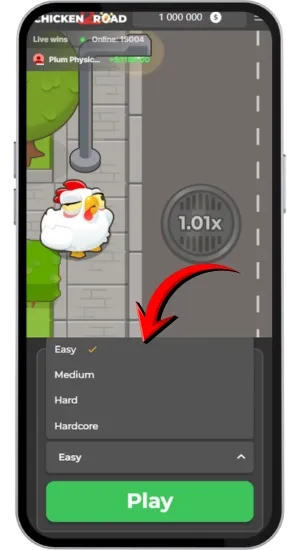 Välj en svårighetsgrad